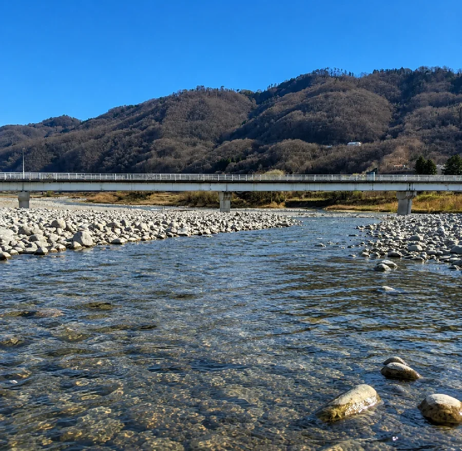 梓川アルプス大橋周辺