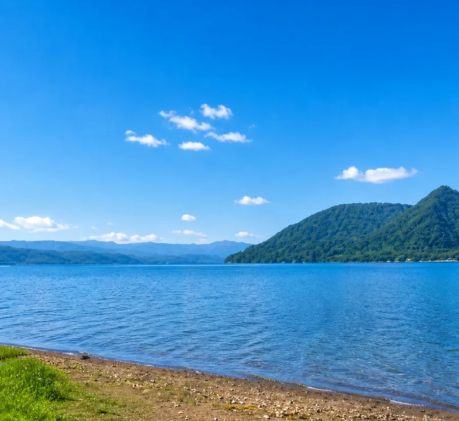 洞爺湖財田キャンプ場付近