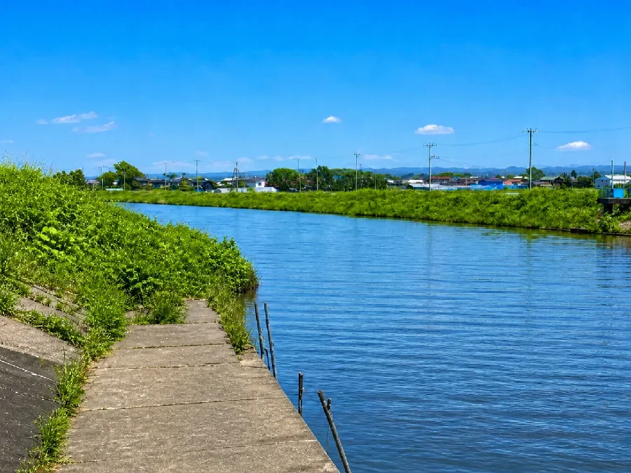 八郎潟三種川河口