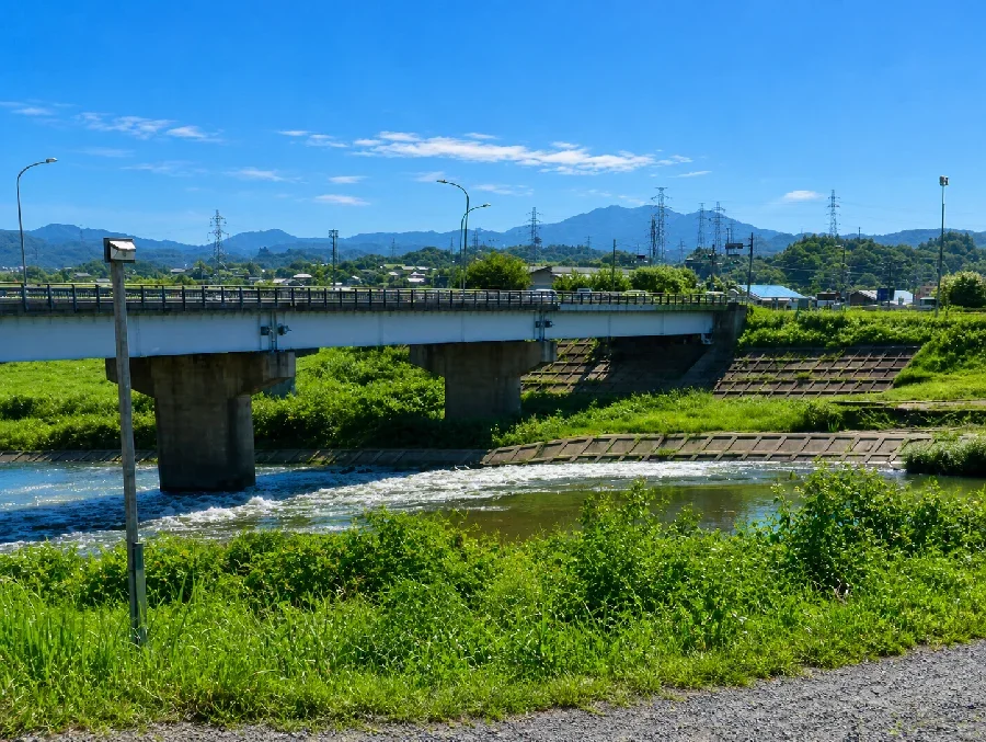 阿武隈川行合橋周辺