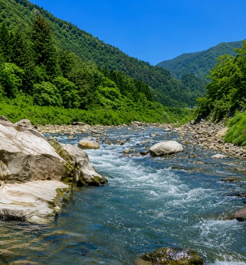 木曾川寝覚の床周辺