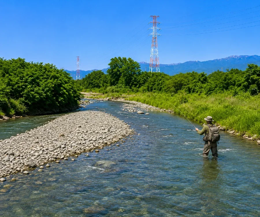 郷原橋周辺