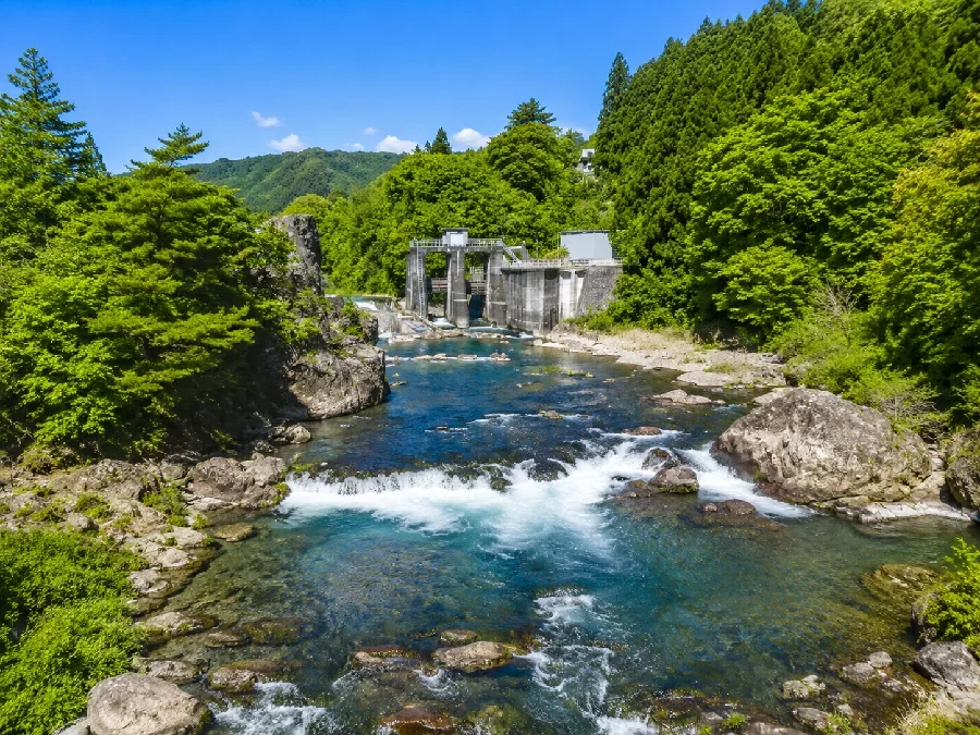 鬼怒川きぬ川苑周辺