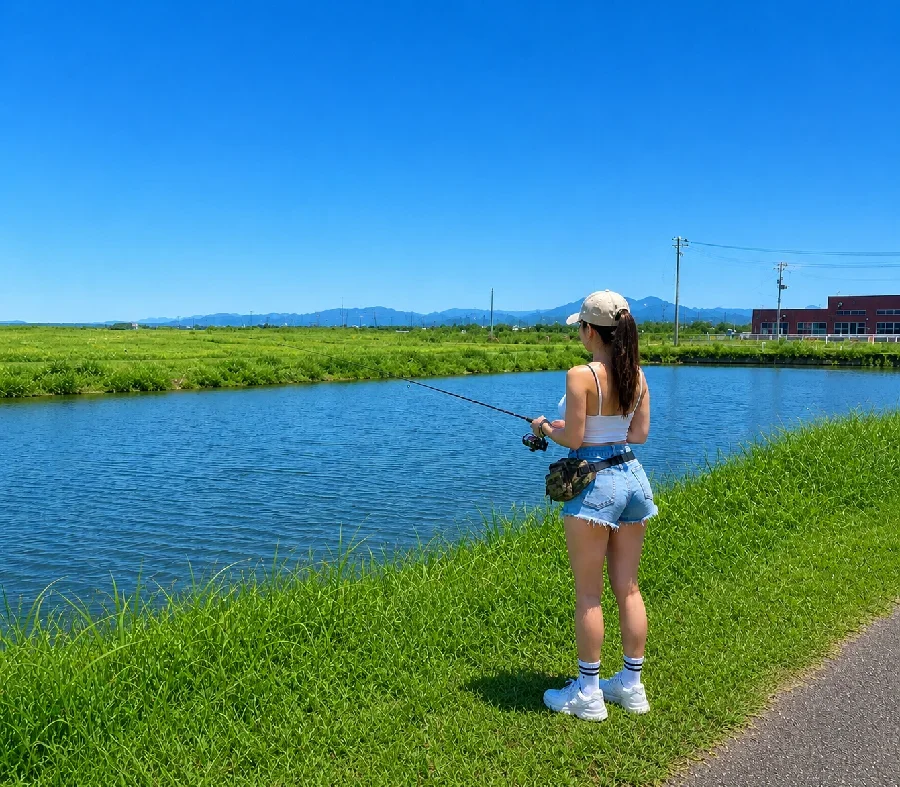 天王東排水路排水機場付近