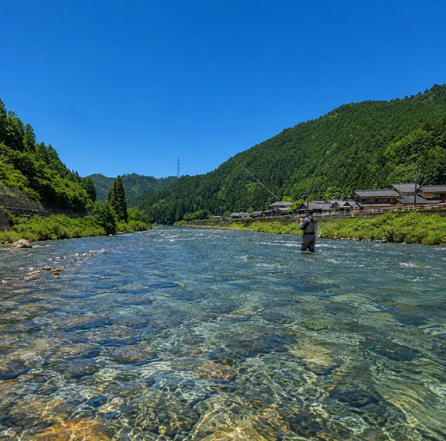 板取川穴洞橋周辺