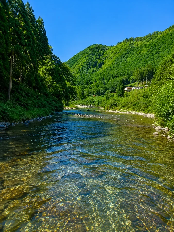 馬瀬川和良川合流付近