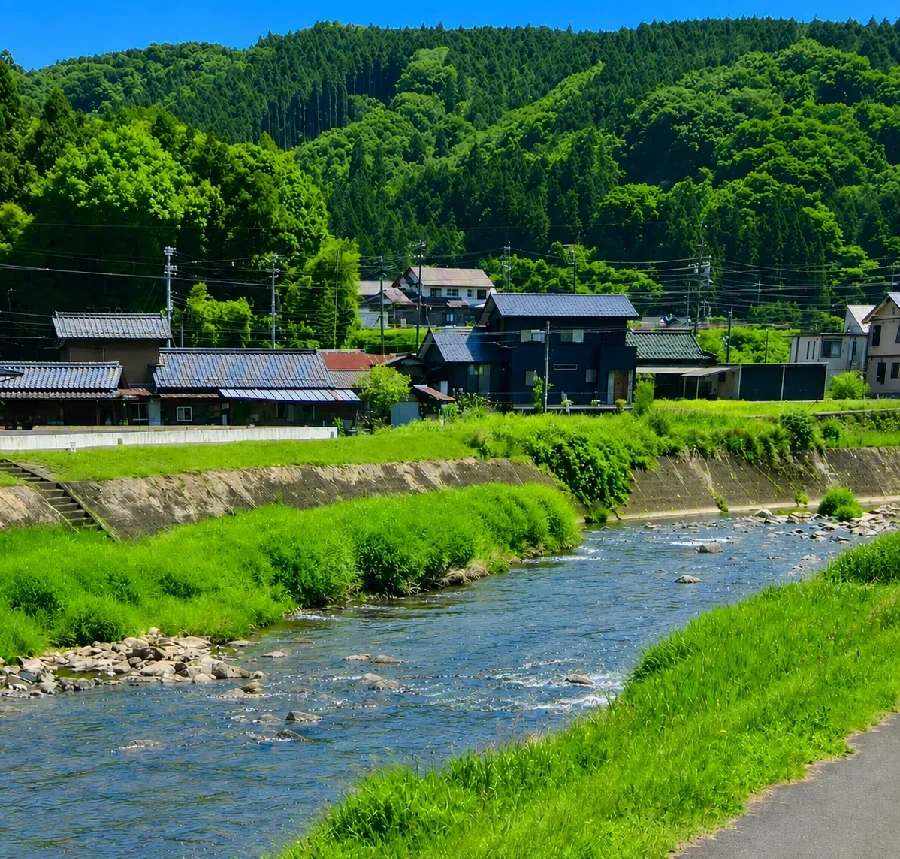 土岐川釜戸駅周辺
