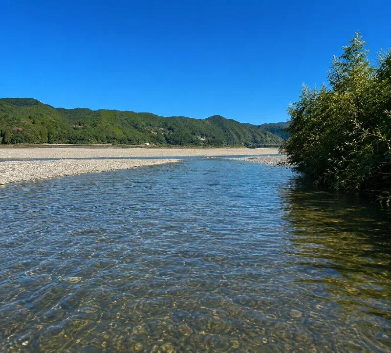 熊野川合流部