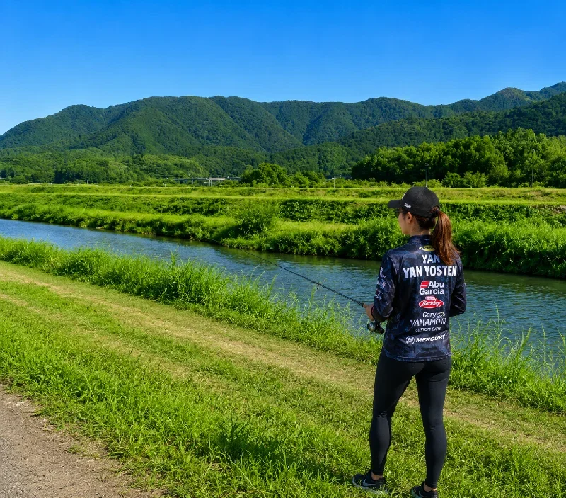 磯ノ川合流点周辺
