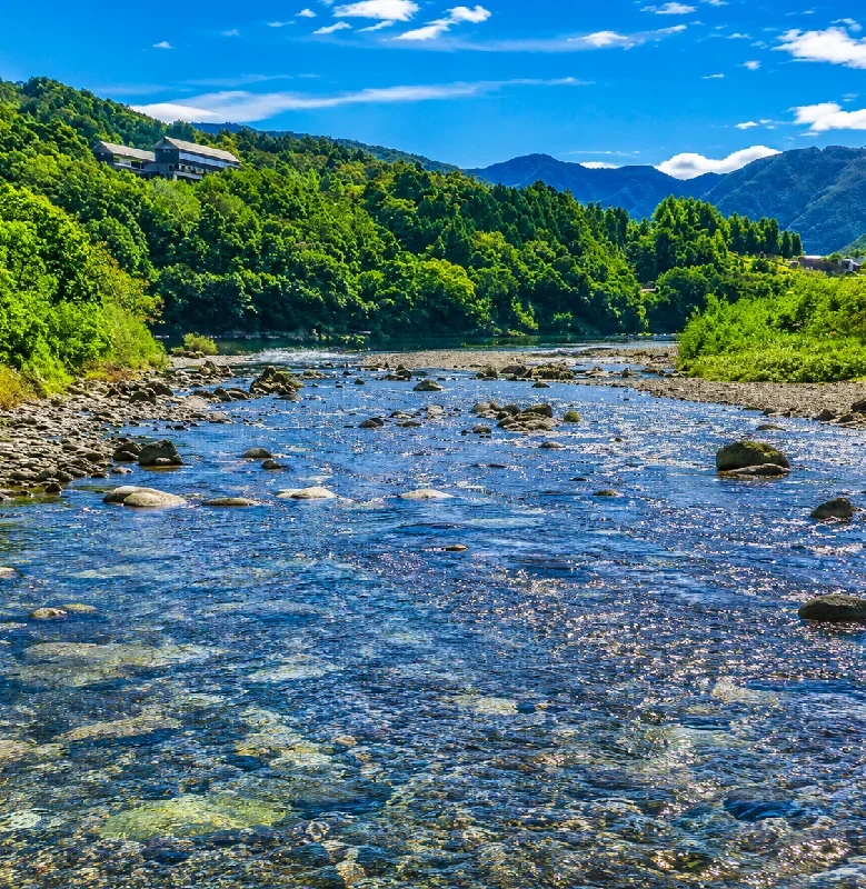 四万十川合流点付近
