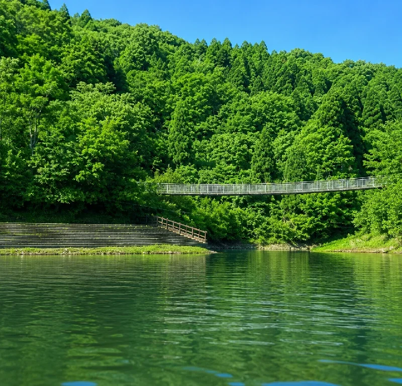 滝波ダム親水護岸