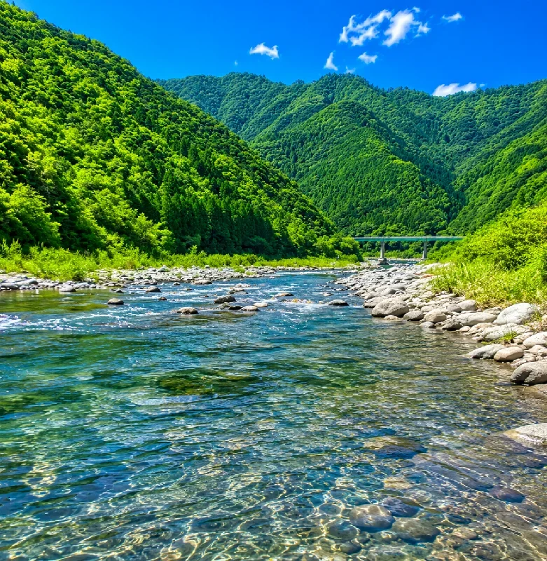 四万十川川平橋周辺