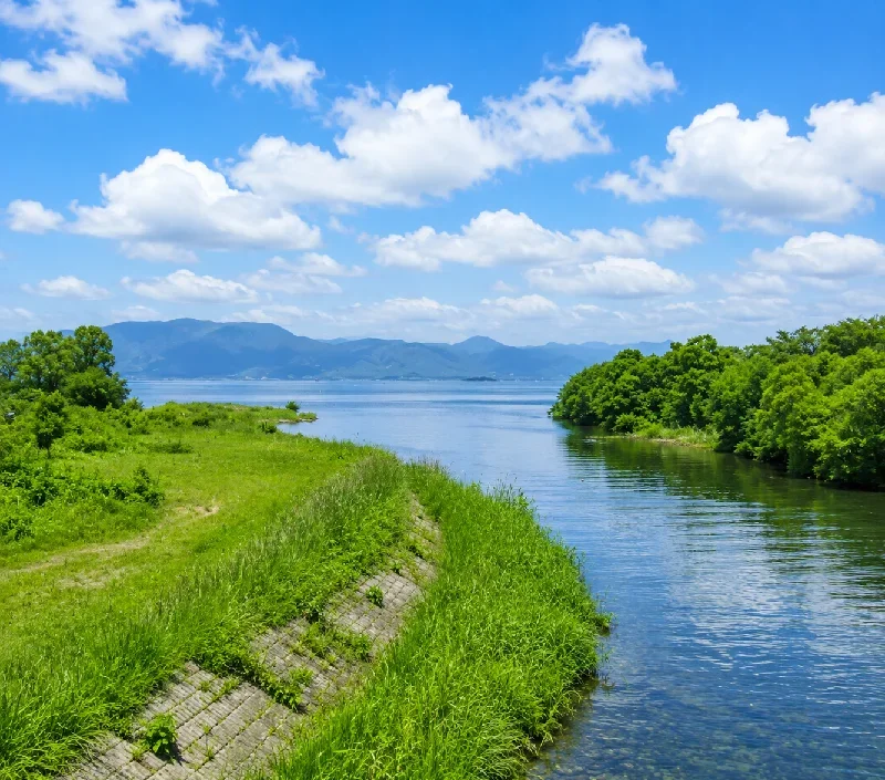 安曇川北流河口
