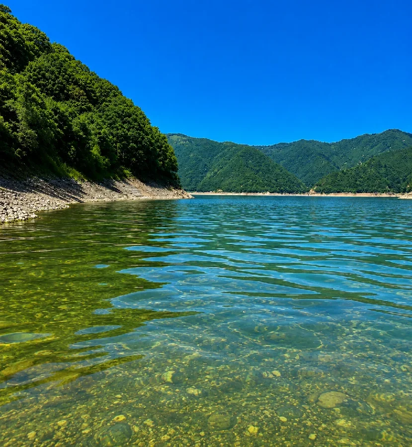 御母衣湖尾神橋周辺