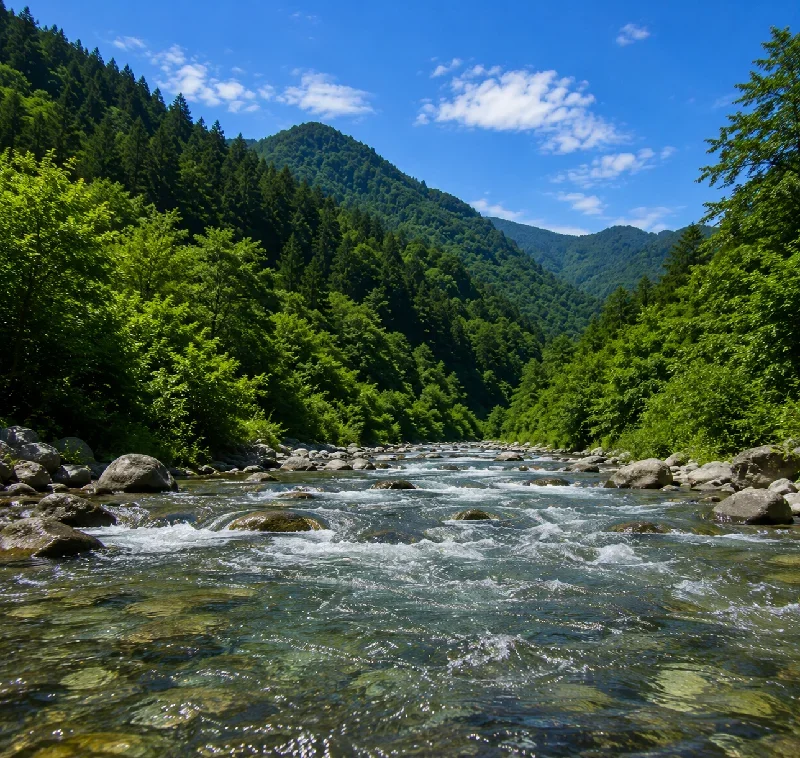 常願寺川有峰川合流周辺
