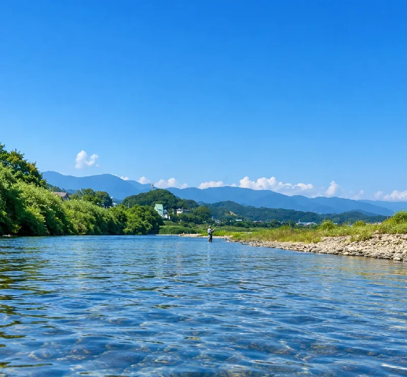 富田川郵便橋周辺