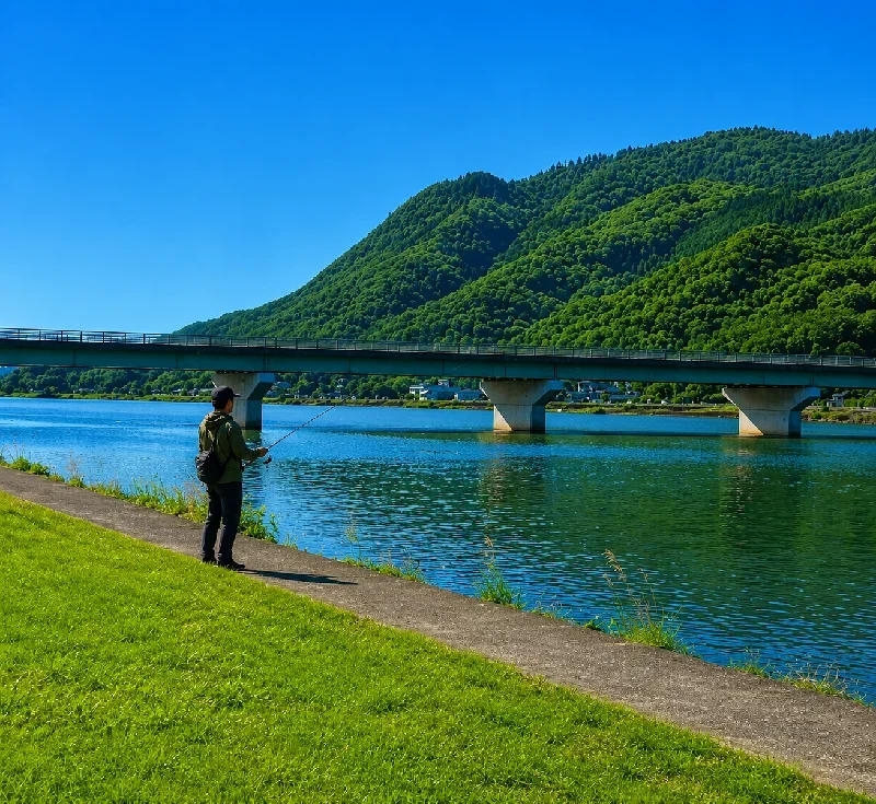 芦田川水呑大橋周辺