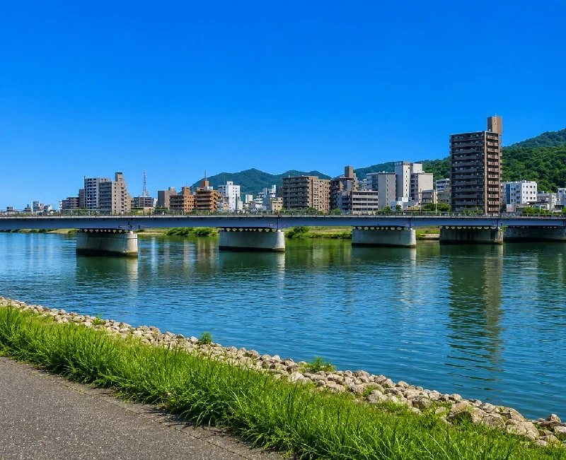 新己斐橋周辺