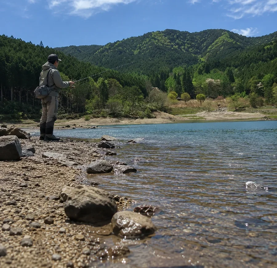 あららぎ湖あららぎ公園下