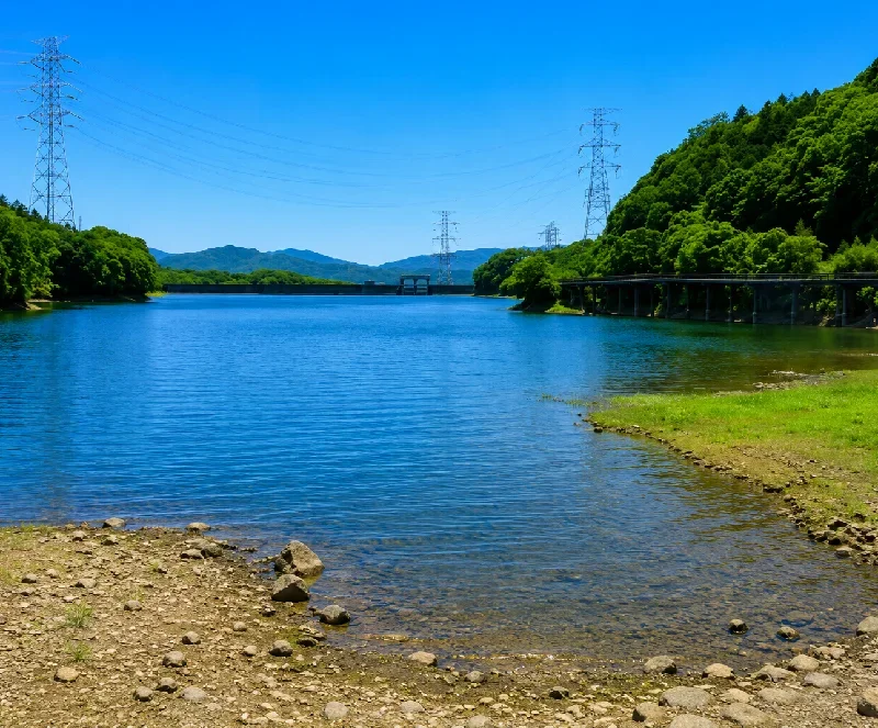 白木貯水池側インレット