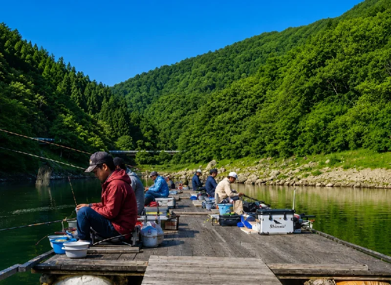 佐仲ダム桟橋
