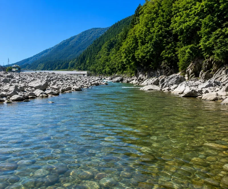 手取川一の宮大橋付近