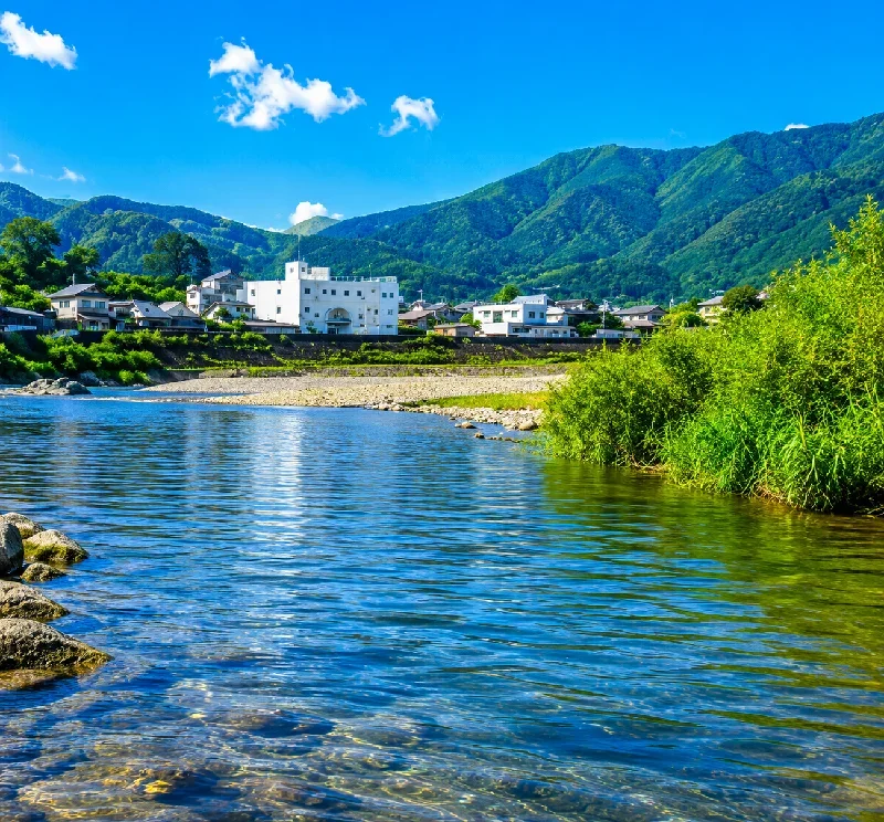 池田ダム下流
