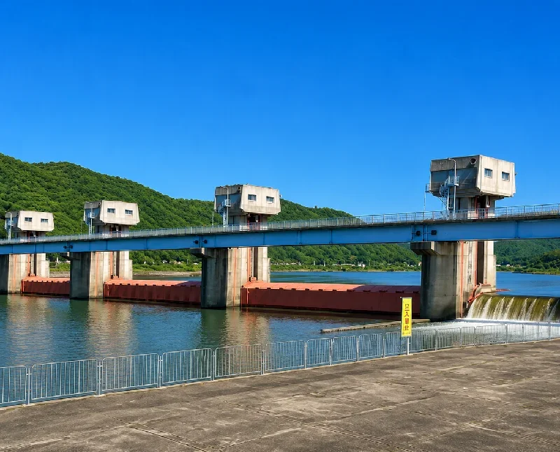 吉井川坂根堰周辺