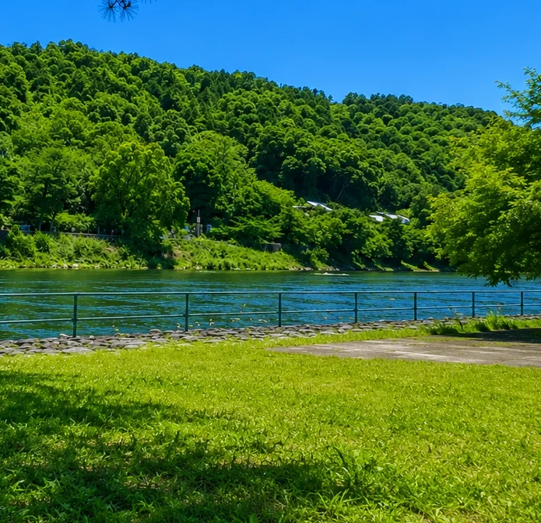 宇治川宇治公園周辺