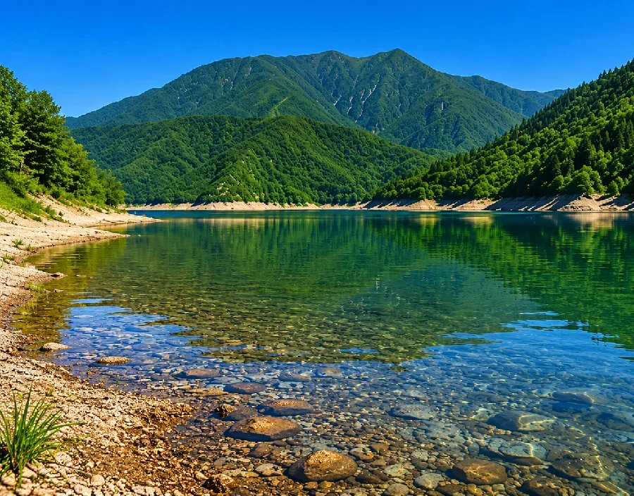 御母衣湖荘川桜公園周辺