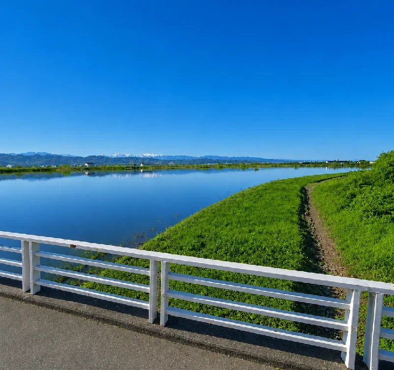 河北潟湖南大橋周辺