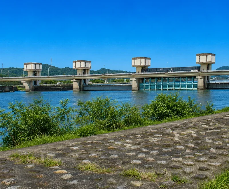 加古川大堰周辺