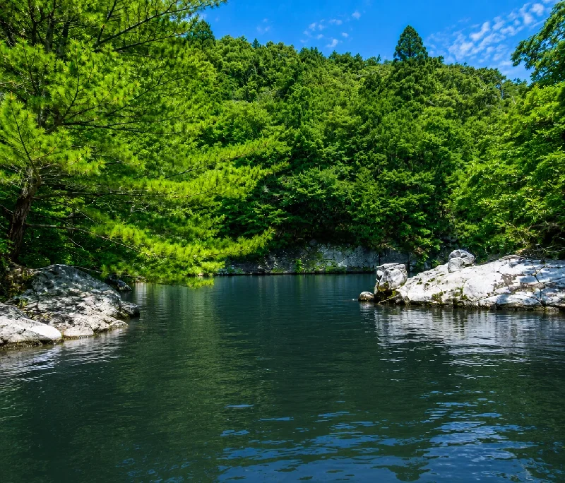 米泉湖譲羽川インレット