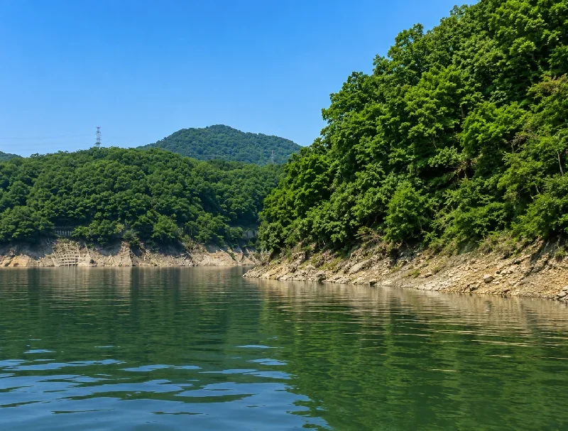 一庫ダム郷内橋周辺