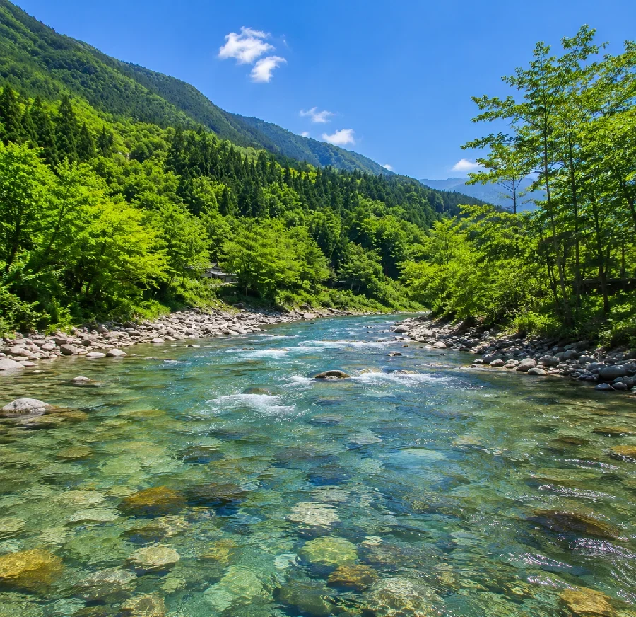付知川付知峡周辺