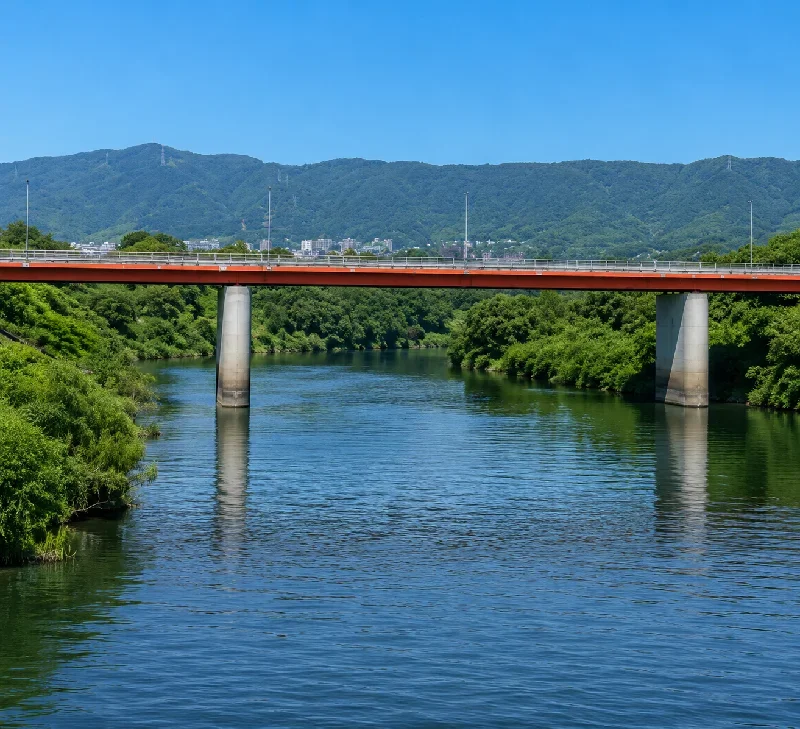 宇治川御幸橋周辺