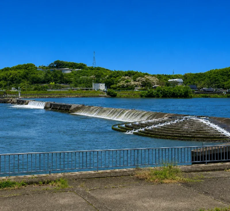 吉井川鴨越堰