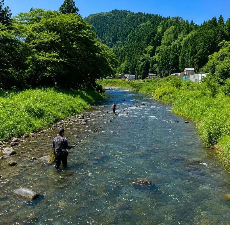 足羽川横越橋周辺