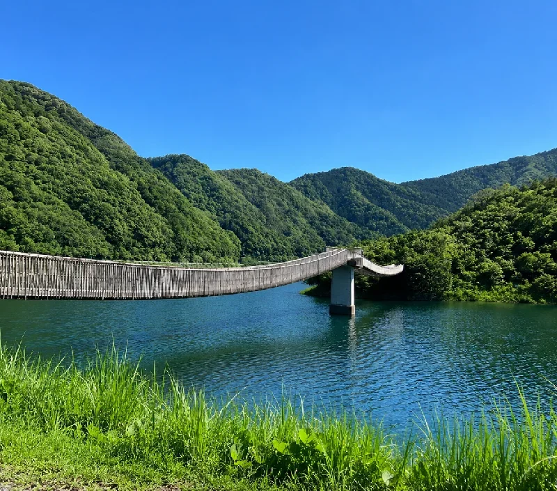 吊り橋周辺
