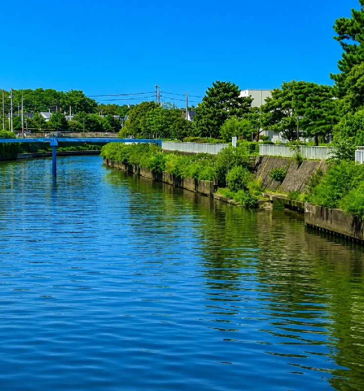 八部公園付近
