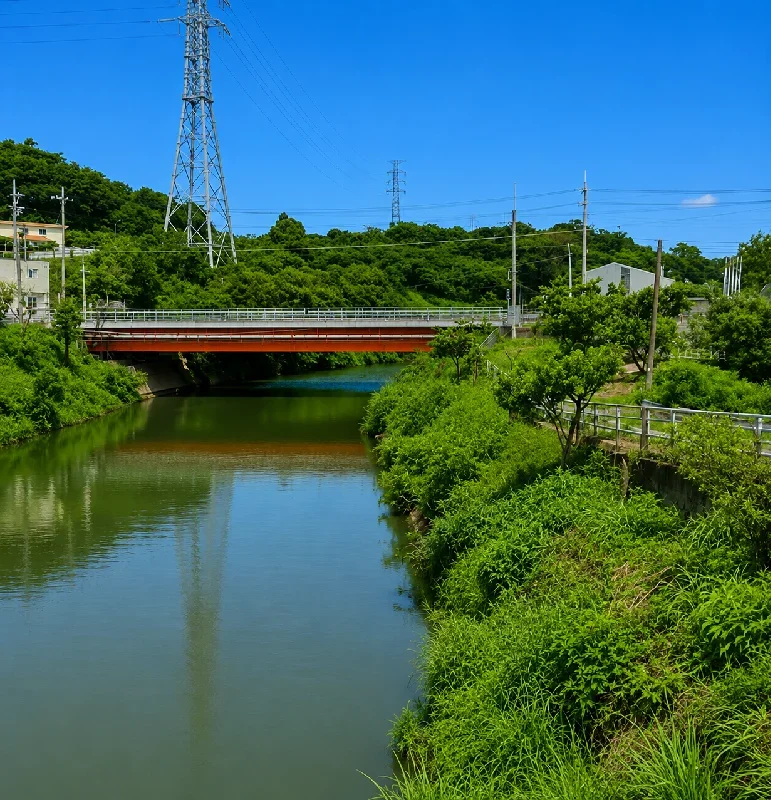 旧天願橋周辺