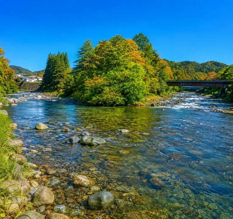 安比川合流点周辺