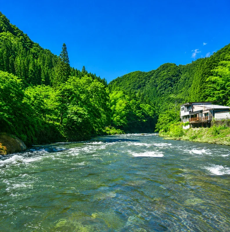 妙見温泉周辺