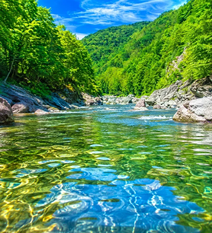 赤岩青巌峡周辺
