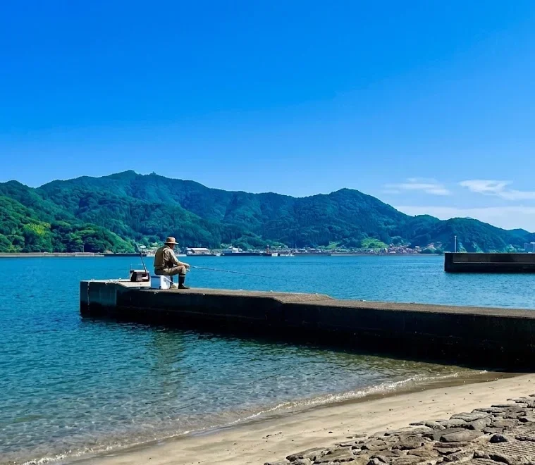産湯漁港の様子